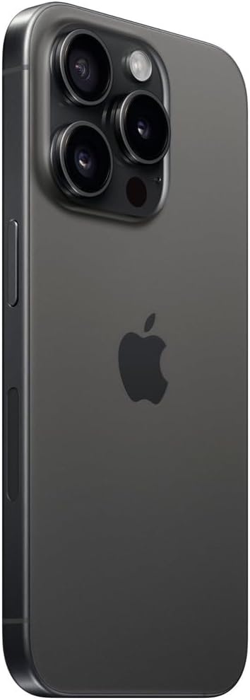 Apple iPhone 15 Pro Max, 512GB, Black Titanium - Unlocked (Renewed)