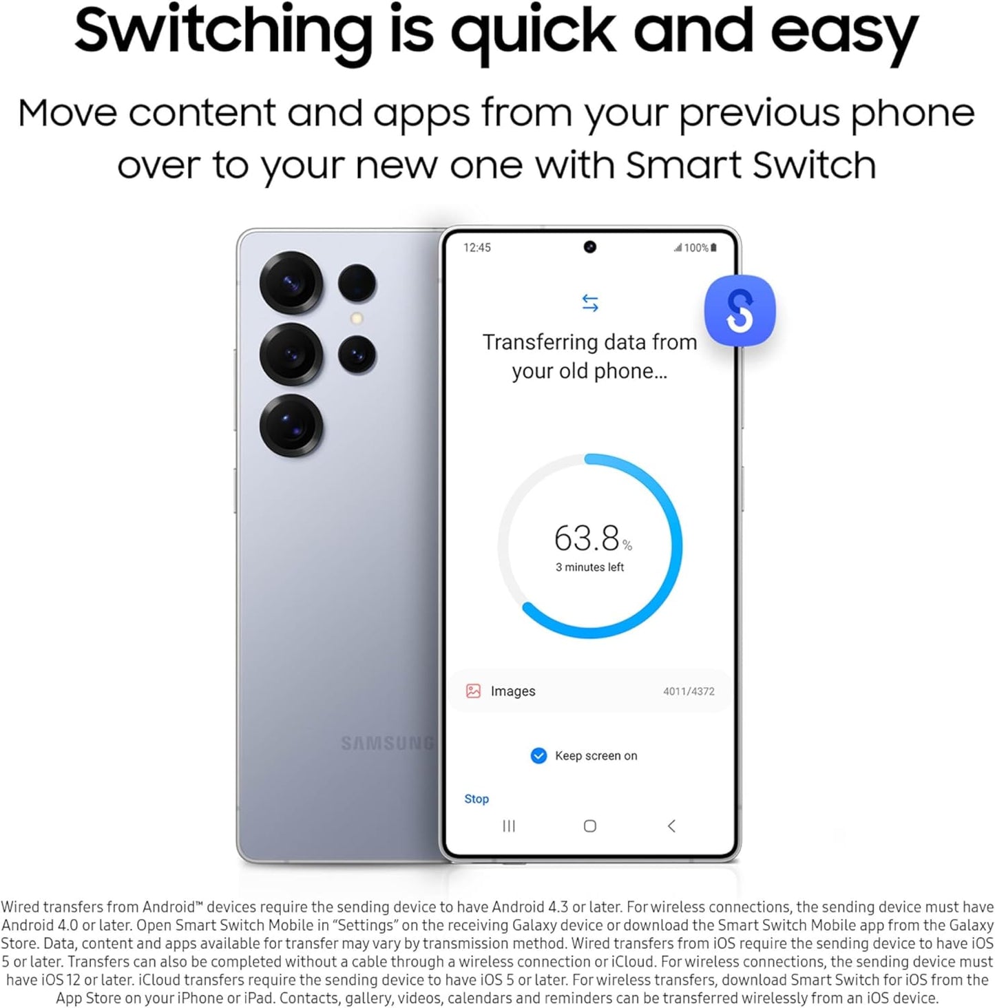 SAMSUNG Galaxy S25 Ultra 5G (512GB, 12GB) 6.9" AMOLED 2X, 200MP Camera (US Model Fully Unlocked for Global 5G / 4G LTE ) S938U w/ 25W Super Fast Charger (Renewed) Black