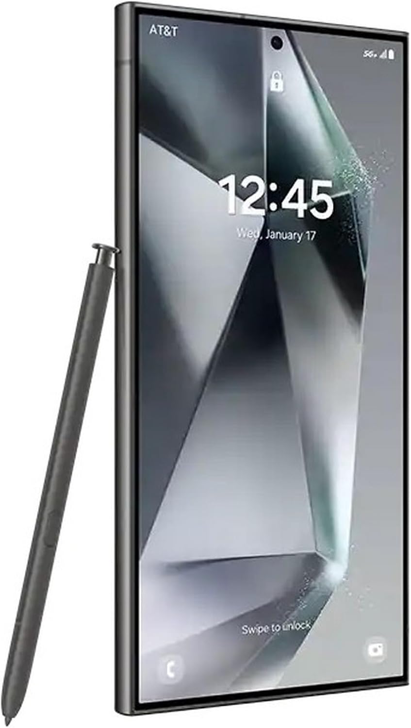 SAMSUNG Galaxy S24 Ultra 5G Factory Unlocked 512GB - Titanium Black (Renewed)